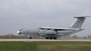 Ангольський літак Іл-76 після техобслуговування в Білій Церкві повернувся до Африканського континенту